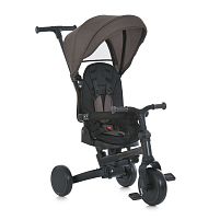 Велосипед дитячий триколісний Turbotrike MT 1036 brown (колеса: переднє Ø8"/задні: Ø7"/EVA, рама: алюміній, батьківська ручка, до 30 кг)