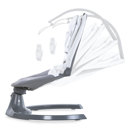 Крісло-шезлонг для немовлят з електро-заколисуванням El Camino ME 1116 CUTE Dark Gray (механізм гойдання: поворотний) фото 8