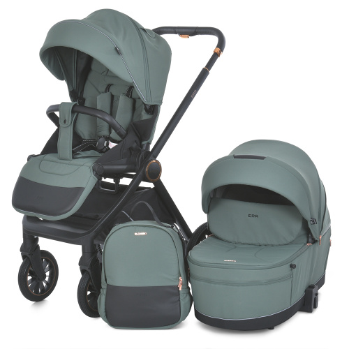 Коляска дитяча прогулянкова El Camino ME 1100-1 ERA Khaki Green (універсальна, 2в1) фото 18