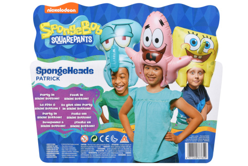 Картинка  Игрушка-головной убор SpongeBob SpongeHeads Patrick (EU690602) от магазина cd-market фото 6