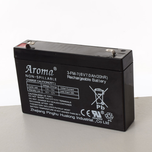 Акумулятор для дитячого електромобіля Aroma / Long Way 6V7Ah-Battery (Pb/Ca, 6V, 7Ah/20Hr, 34*100*153 мм, Китай, 2023/2024 рік)