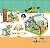 Теплиця MBL 311 підсвічування, лампа, насіння, торф'яні таблетки, горщики, в коробці