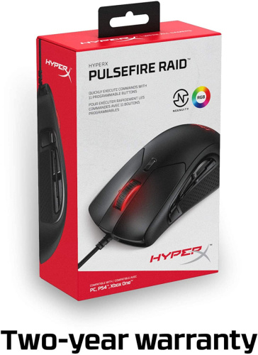 Картинка  Мышь HyperX Pulsefire Raid (HX-MC005B) от магазина cd-market фото 2