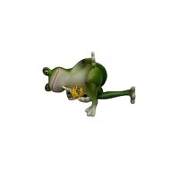 Фігурка для квіткового горщика "Funny frog" 10см Stenson R34185