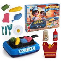 Кулінарні експерименти 41446 "WToys", підсвічування, звукові ефекти, 13 аксесуарів, продукти змінюють колір, кухонне начиння, в коробці
