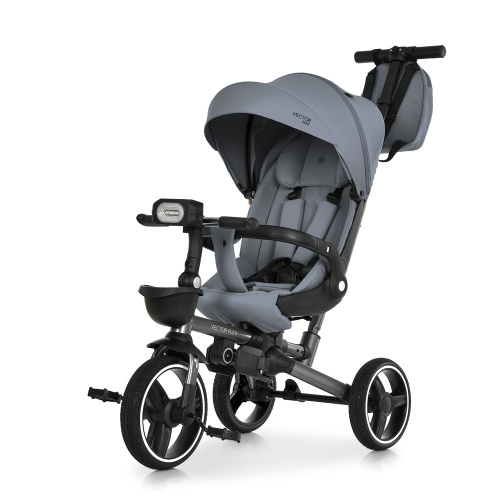 Картинка  Велосипед дитячий триколісний El Camino ME 1231 Medium Gray (колеса: передні Ø10.2"/задні Ø9"/PU, рама: сталь, батьк. ручка, до 25 кг) от магазина cd-market