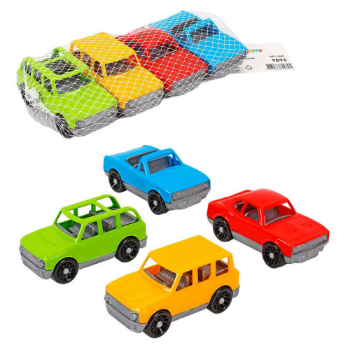 Набір автомобілів 9895 "Technok Toys", 4 штуки, в сітці