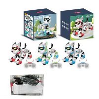 Собачка на радіокеруванні K 101 акум. 3,7 V, пульт 2,4 Ghz, музика, світло, звуки, виконує команди, сенсорний датчик, 3 кольори, в коробці, ВИДАЄ