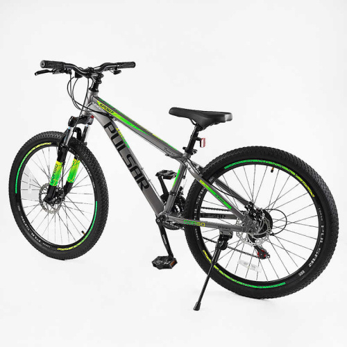 Велосипед двоколісний спортивний Corso PL-26031 «Pulsar» (колеса Ø26"/гума, рама: 13"/алюміній, швидкостей: 21, обладнання Shimano) фото 3