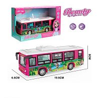 Автобус 661-05 H довжина 20 см, підсвічування, звуки транспорту, інерція, гумові шини, в коробці