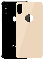 Картинка  Защитное стекло Baseus для iPhone XS 0.3mm Full rear protector, Gold (SGAPIPH58-BM0V) магазин cd-market