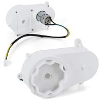 Рульовий редуктор для дитячого електромобіля в зборі з мотором Bambi Racer M 6296-ST-GEAR (24V, 5600RPM, вісь: Ø10 мм, ↔ 14 см)