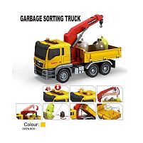 Машина музична 666-21 S “Спецтехніка”, світло, звук, рухомі елементи, кран, в коробці