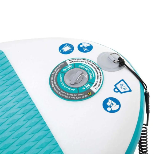 Надувна дошка для серфінгу (SUP-борд) Aqua Quest 240 Intex 68241 (13*76*240 см., весло, ліш, насос, сумка, до 120 кг.) фото 4