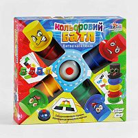 Настільна гра “Кольоровий батл” 39402 "4FUN Game Club", 24 картки, 15 капелюхів, дзвінок, в коробці