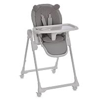 Стільчик для годування немовлят El Camino ME 1037 CRYSTAL Bear Gray