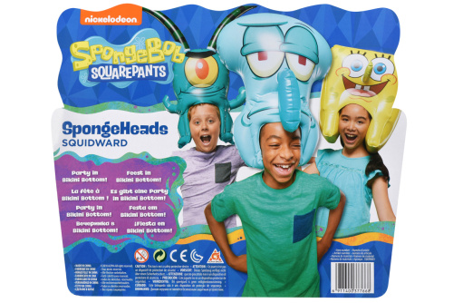 Картинка  Игрушка-головной убор SpongeBob SpongeHeads Squidward (EU690603) от магазина cd-market фото 6