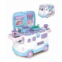 Кухня 661-541 16 предметів, набір столових приборів, посуд, овочі, в боксі