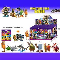 Герой SHJ 009-1 ЦІНА ЗА 24 ШТУКИ В БЛОЦІ, сюрприз, пакет, в коробці