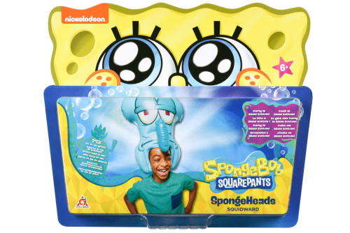 Картинка  Игрушка-головной убор SpongeBob SpongeHeads Squidward (EU690603) от магазина cd-market фото 5