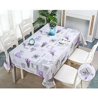 Скатертина-клейонка ПВХ 3-хсл. глянсова на тканевій основе GlossyN 1.37*20м Stenson MA-5903