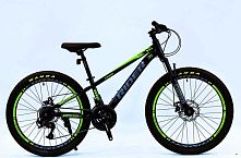 Велосипед двоколісний спортивний Corso RD-24778 «Rider» (колеса Ø24"/гума, рама: 11"/сталь, швидкостей: 21, обладнання SunRun)