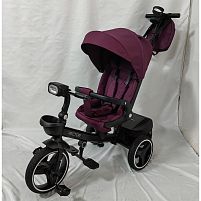 Велосипед дитячий триколісний El Camino ME 1162-1 VECTOR Purple (колеса: передні Ø26 см, задні Ø23 см, батьківська ручка, фара)