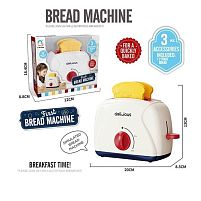 Тостер J 614 механічний принцип роботи, 2 тости, імітація приготування тостів, в коробці