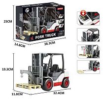 Спецтехніка 666-61 P (18) "Forklift", 3 активні кнопки, світло, звук, аксесуари, рухливі елементи, у коробці