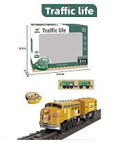 Потяг на радіокеруванні AU 9662 вагон, звуки, підсвічування, в коробці