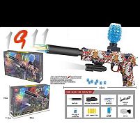 Пістолет G 940-3 D акумулятор 3.7 V, стріляє орбізами, лазерний приціл, глушник із підсвічуванням, магазин, захисні окуляри, орбізи, в коробці