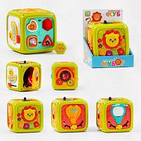 Музичний куб 44104 "TK Group", ОЗВУЧ. УКРАЇНСЬКОЮ МОВОЮ, пісні, казки, підсвічування, піаніно, лабіринт, рухомі шестерні, в коробці