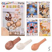 Фотозона з повітряних кульок "Happy Birthday" 100шт/наб Stenson R35138