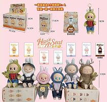 М`яка іграшка-брелок LBB 002-2 ЦІНА ЗА 6 ШТУК В БЛОЦІ, висота 19 см, карабін, рухливі кінцівки, в коробці