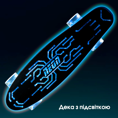 Картинка  Скейтборд Neon Hype Синий  (N100787) от магазина cd-market фото 6