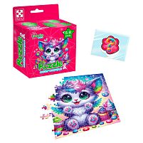 Гра розвиваюча пазли із сюрпризом "Кольорове кошеня" VT8030-12 "Vladi Toys", 180 елементів, сквіш-сюрприз, в коробці