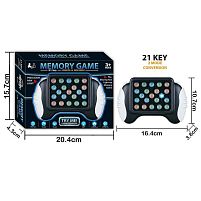 Логічна меморі гра 904 H 21 кнопка, підсвічування, звук, 2 режими, в коробці