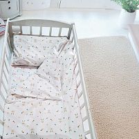 Змінний комплект постільної білизни "Зайченя" 58248 тканина GOLD LUX, розмір 120*60 см "Bimbo"