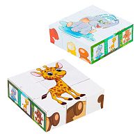 Кубики "Кумедні тварини" 0415 "BAMSIC"