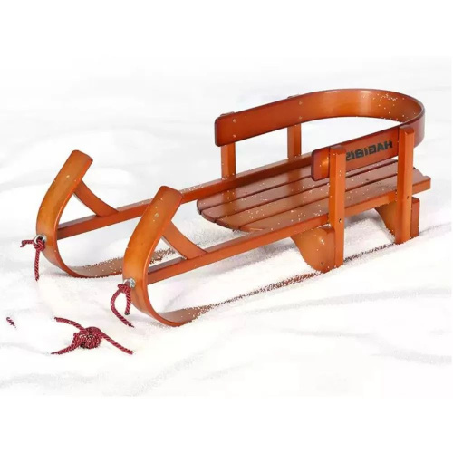 Санки дитячі Bambi JSXQ-23 (29*39*94 см, пласкі полози, сидіння дерево, мотузка, спинка ↑16 см, до 30 кг) фото 5