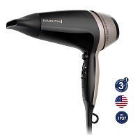 Картинка  Фен Remington  Thermacare Pro, 2100 Вт, поток 85 км/ч, 3 температуры, 2 скорости, черный (D5715) магазин cd-market