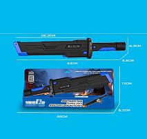 Меч 456-38 A Штрих=10049 підсвічування, звукові ефекти, USB Type-C, ефект іскор, реагує на рухи, піхви, в коробці