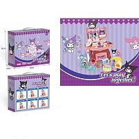 Кухня 228-10 F духова піч, 23 х 10х 20 см, посуд, плита, каструля, сковорідка, ніж, лопатка, декоративна їжа, герої, в коробці