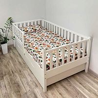 Ліжко підліткове з шухлядою без верху 1600*800 (білий)