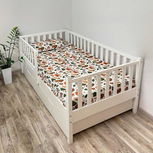 Ліжко підліткове з шухлядою без верху 1600*800 (білий)