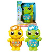 Музична іграшка “Черепашка розвивашка” 26840 “WToys”, ОЗВУЧУВАННЯ УКРАЇНСЬКОЮ МОВОЮ, 8 казок, 10 пісень, віршики, тварини, підсвічування, в ко
