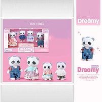 Флоксові тварини 6699 A 4 “Панди”, 4 штуки, рухомі кінцівки, в коробці, ВИДАЄТЬСЯ ТІЛЬКИ МІКС ВИДІВ