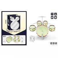 Барабанна установка XBL 773-17 5 барабанів, діаметри: 35 см, 20 см, 16 см, 12 см, тарілка, палички, педаль, стілець, в коробці