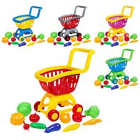 Набір дитячий "Візочок з овочами " 010/5 "BAMSIC", розмір - 47х24х43 см, 11 овочів