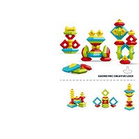 Конструктор 188-625 A 30 елементів, геометричні фігури, в пакеті